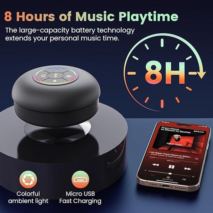 AquaBeat LED Shower Speaker